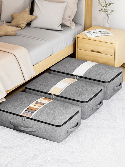 Skanto | Storage Bag – Foldable storage bag with window and zipper for clothes and bedding
