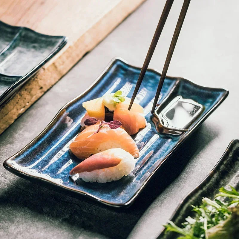 Artisan Ceramic Sushi Plate Karnz