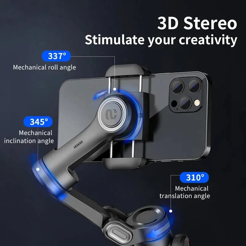 Skanto | 3-Axis Smartphone Gimbal Stabilizer with AI Tracking & Face Recognition - Alvion