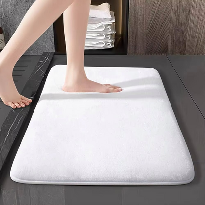 BowLift | Ultra-Absorbent, Anti-Slip Luxurious Coral Velvet Bath Mat