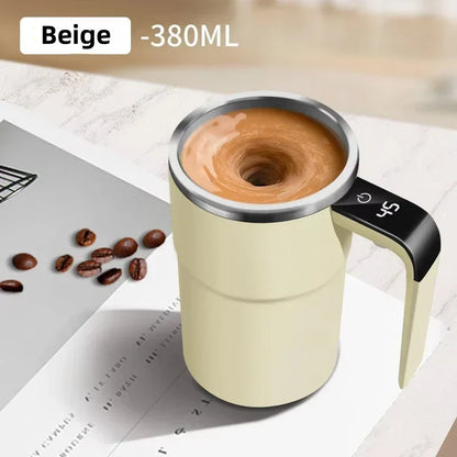 Skanto | Digital Temperature Display Self Stirring Mug