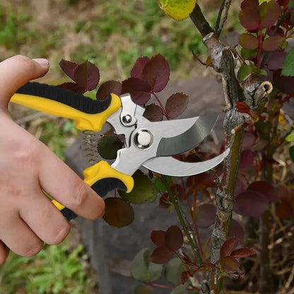 BowLift | PrecisionCut Pruning Shears | Stainless Steel Garden Scissors for Trimming
