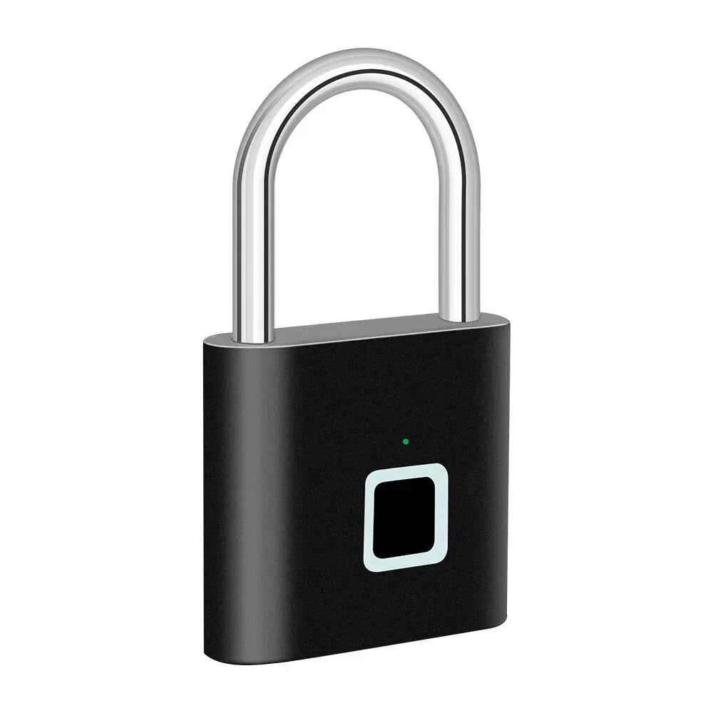 BowLift | Smart Fingerprint Padlock with USB Charging & Waterproof Design – Titan