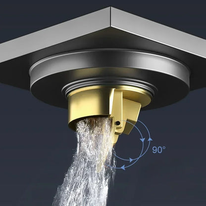 AquaShield Square Stainless Steel Floor Drain Bowlift