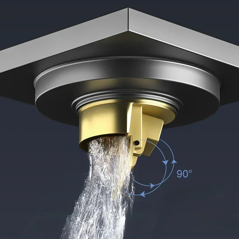 AquaShield Square Stainless Steel Floor Drain Karnz
