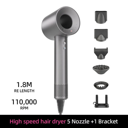Skanto | Ion Hair Dryer | 200 Million Negative Ions | Intelligent Temperature Control | 110,000 RPM
