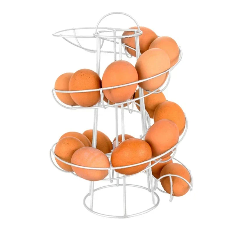 BowLift | Spiral Rolling Egg Dispenser Rack