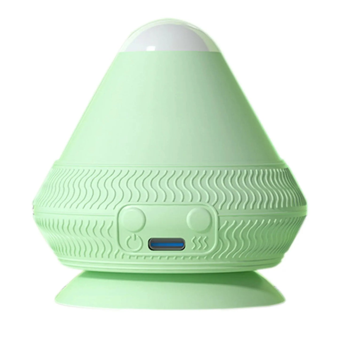 Skanto Skanto | FlexiVibe Massage Ball | USB Rechargeable | Heat & Vibration Therapy | Silicone | Portable & Self-Adhesive