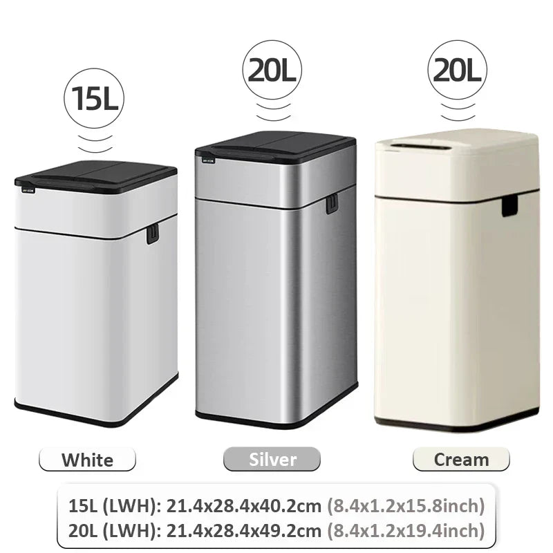 BowLift | Smart Stainless Steel Automatic Sensor Trash Bin