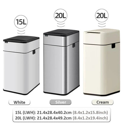 BowLift | Smart Stainless Steel Automatic Sensor Trash Bin