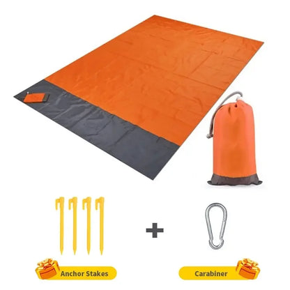 BowLift | TerraLoom Beach Blanket | 210 x 200 cm | Sand-free & Waterproof | Ultra-light & Large