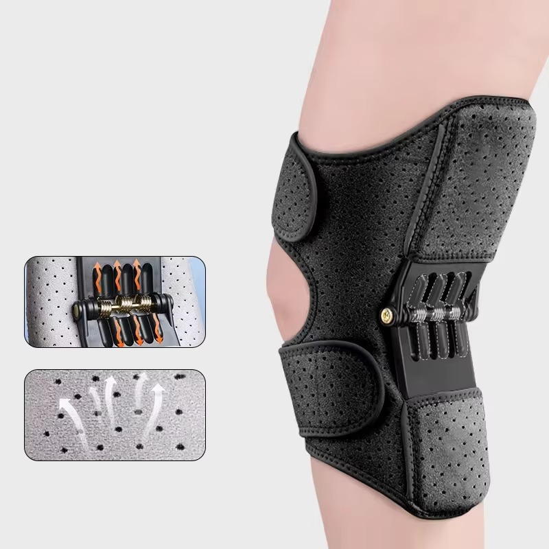 Skanto | Adjustable Knee Brace with Power Rebound Springs for Joint Relief and Stability