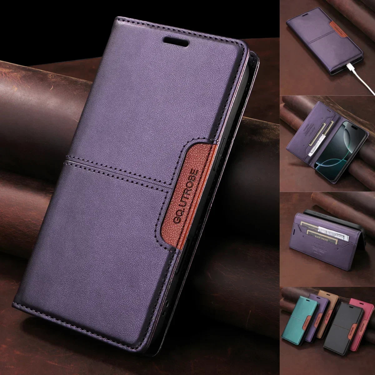 Sandsberg | RFID Flip Leather Samsung S25/S24/S23 Magnetic Wallet Case