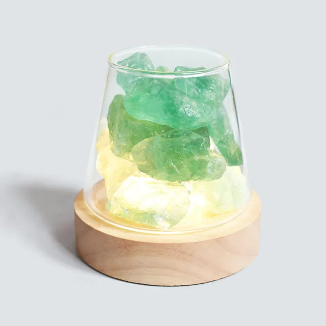 Himalayan Salt Lamp - Crystal Night Light & Essential Oil Diffuser