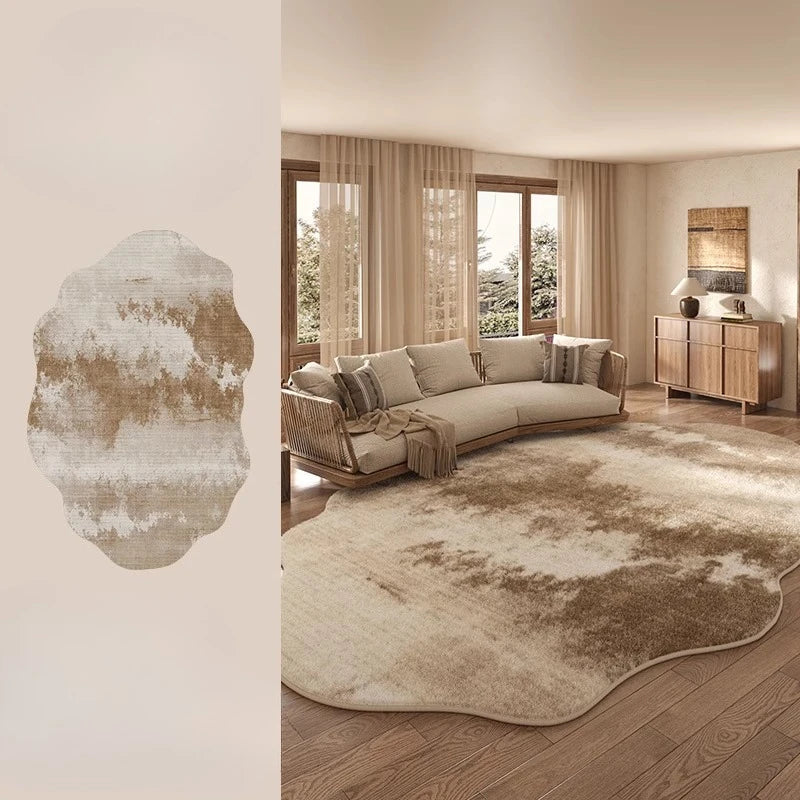BowLift | Irregular Plush Rug Light Luxury Washable for Bedroom and Living Room