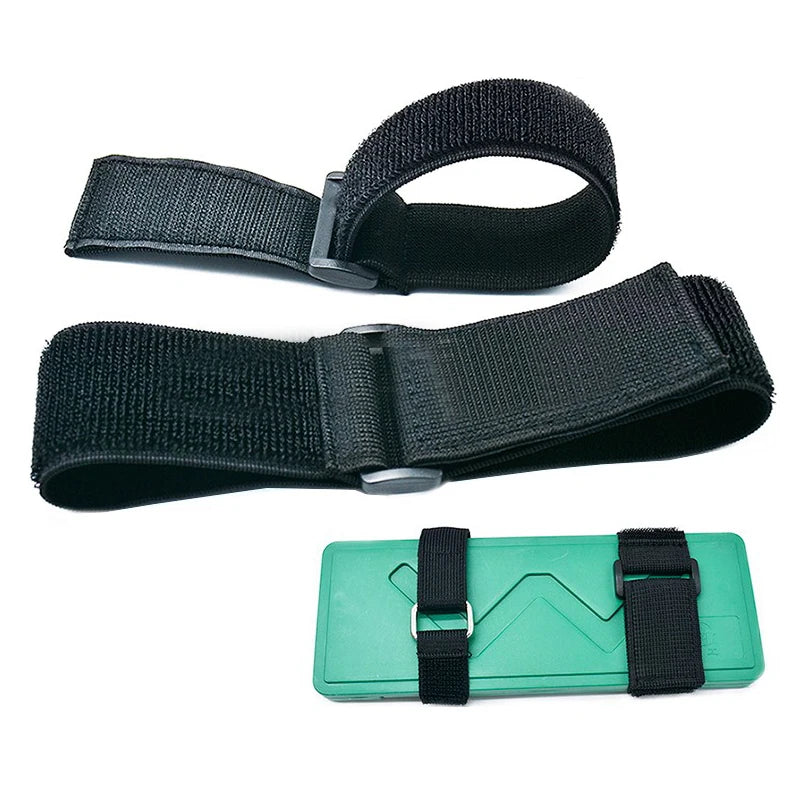 Skanto | Adjustable Elastic Reversible Buckle Nylon Magic Band - Velcro Cable Ties, Velcro Straps, Adhesive Fastening Tape (2/5 PCS)