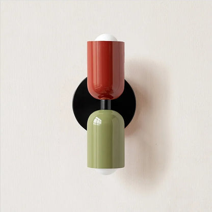 Skanto | Modern LED Wall Lamp Colorful Nordic Wall Lamp Room Decor Indoor Lighting Wall Lamps for Bedroom Nightstand Living Room Lamp