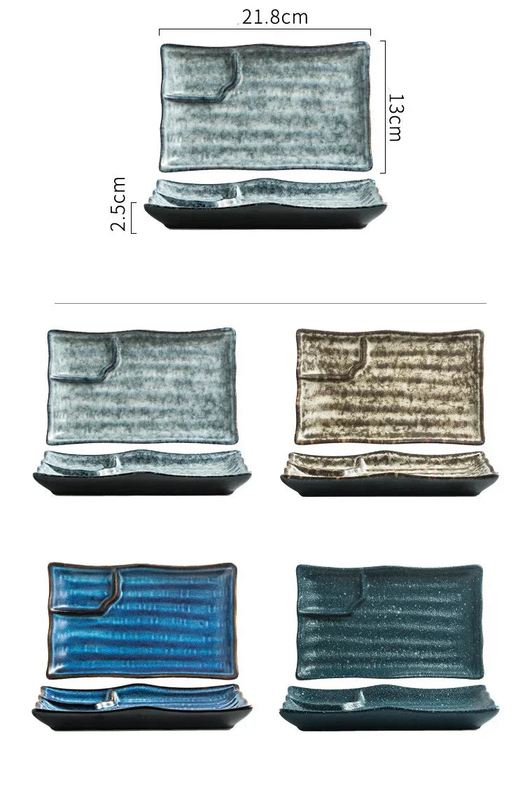 Artisan Ceramic Sushi Plate Karnz