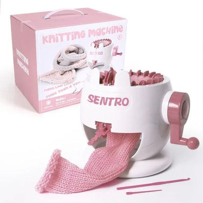 BowLift | Strickolino Knitting Machine | 22 Needles | Automatic Circular Knitting Set for Beginners & Adults | Fast Knitter with Accessories