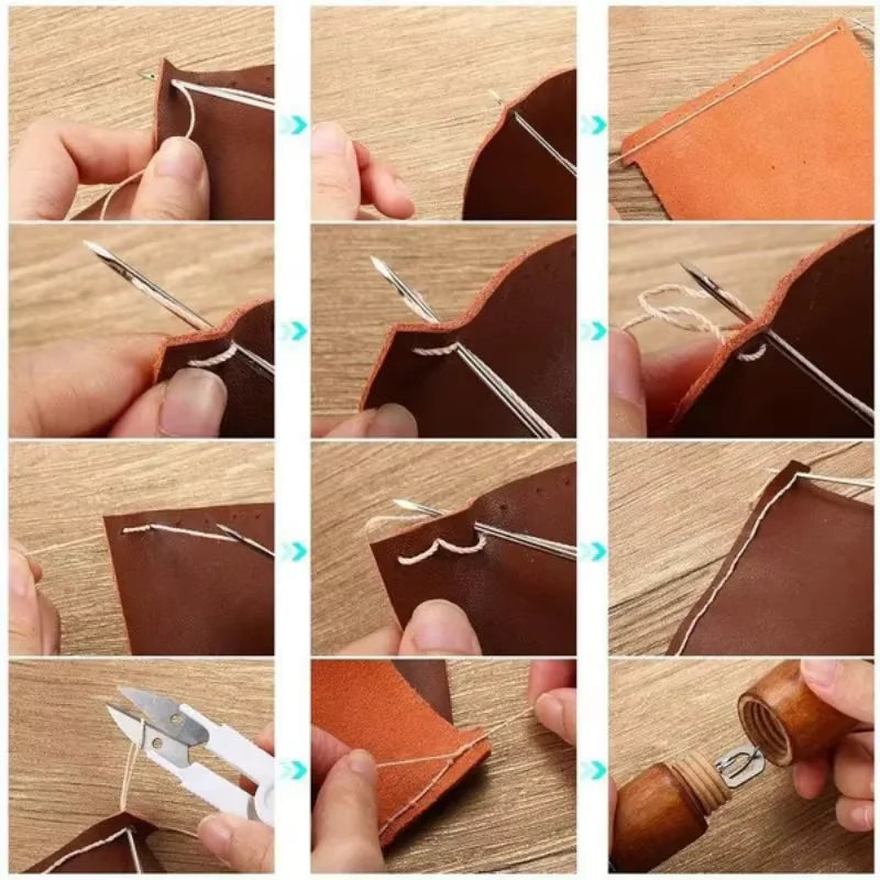 BowLift | Leather Sewing Kit | Hand Sewing Machine & Accessories | Waxed Thread & Tools | For Leather Craft & Repairs