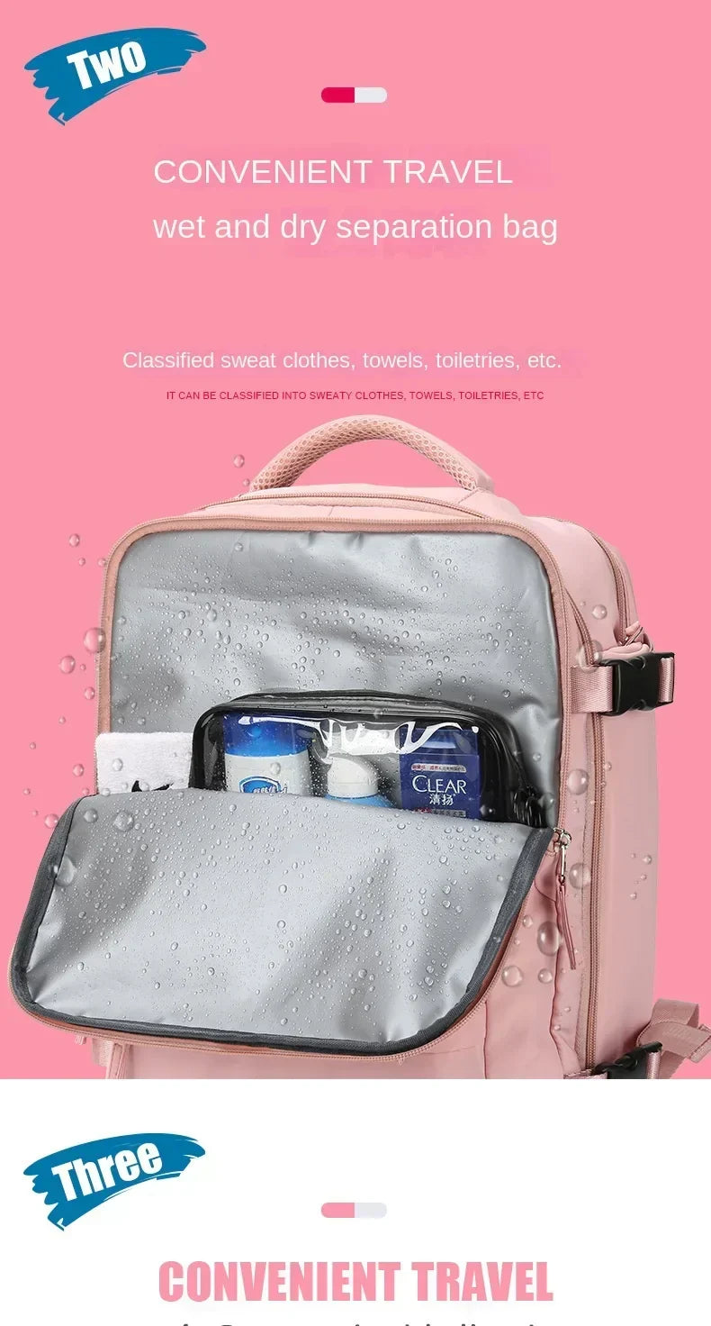 BowLift | Travel Carry-On Backpack with Shoe Compartment