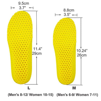 Insole for barefoot shoes with cushioning and breathability