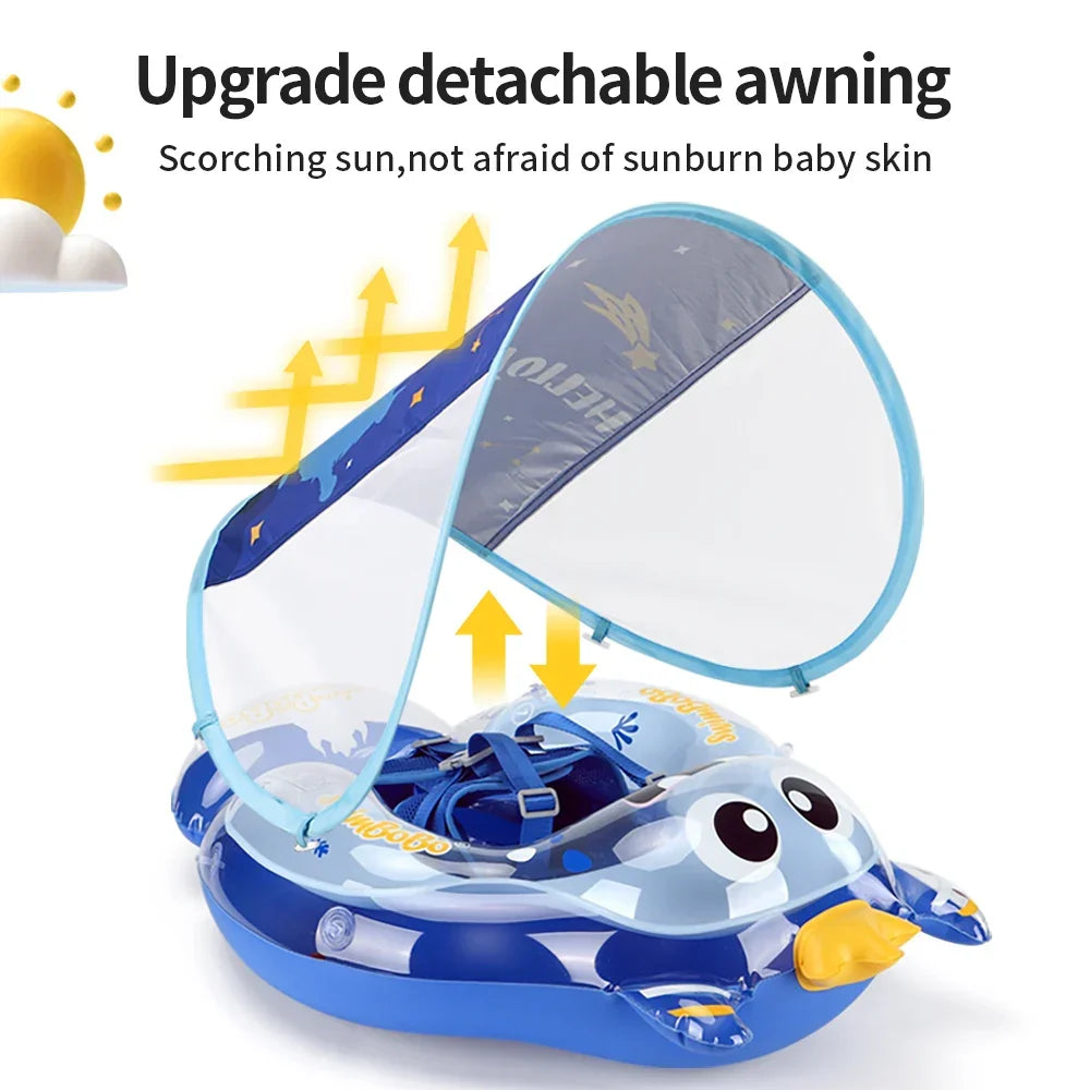 BowLift | Baby swimming ring AquaBear | Safe swimming fun for babies | For 6–36 months | Environmentally friendly PVC