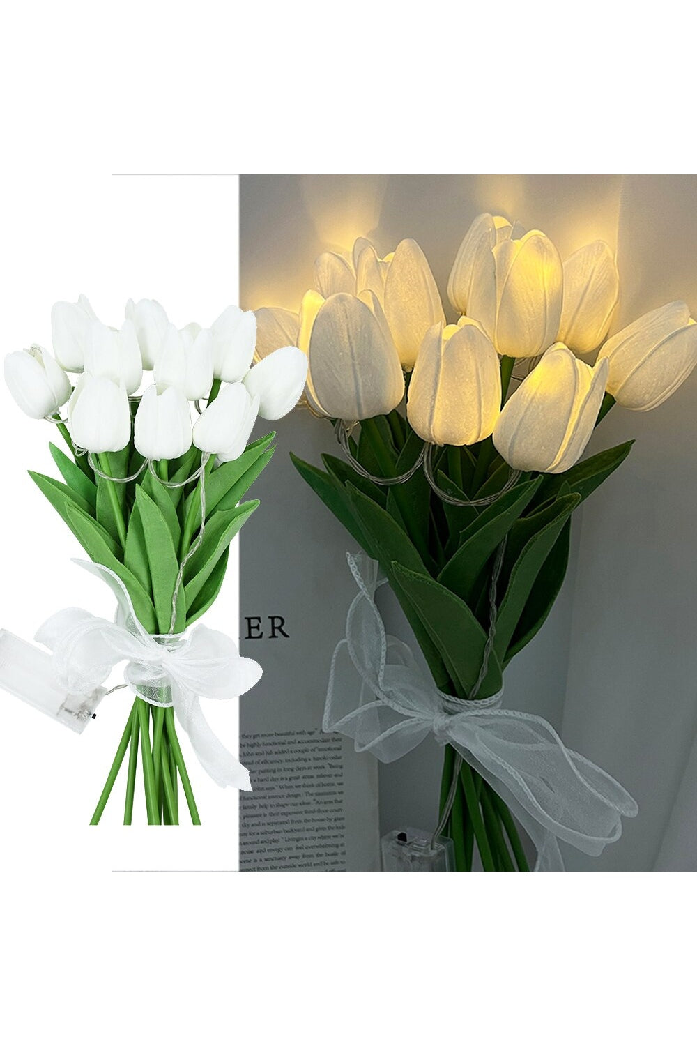 Tulip flower light bouquet | Bowlift