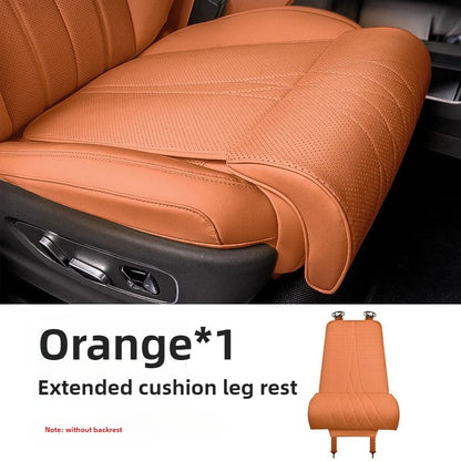 Thigh support cushion for car seats
