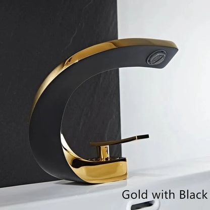 BowLift | Nordic Arch Artistic Deck Mounted Faucet