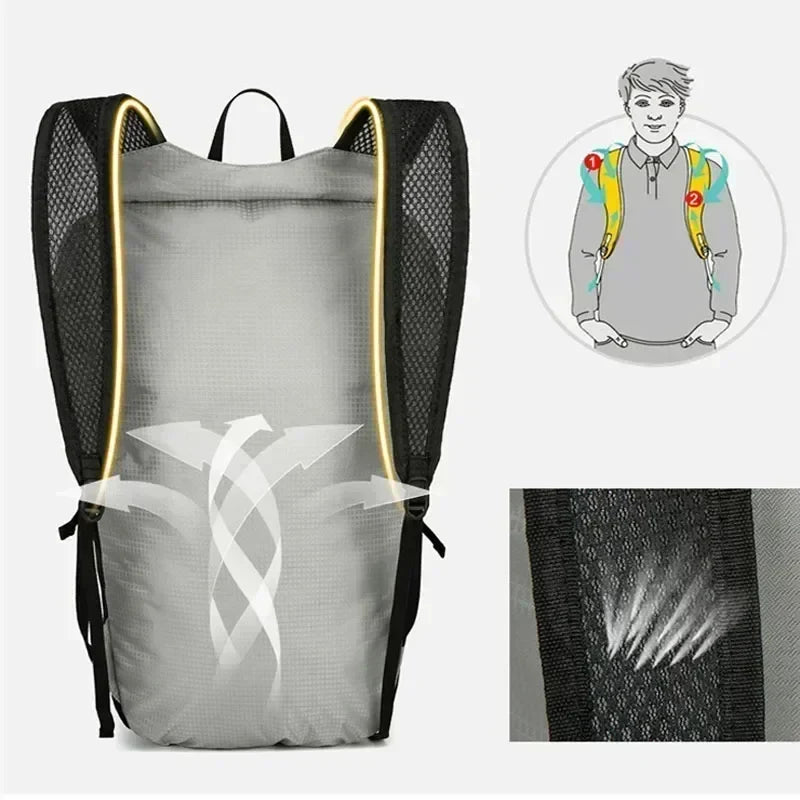BowLift | Outdoor Backpack PackLite 20 L | Ultralight & Waterproof | Foldable for Travel & Hiking