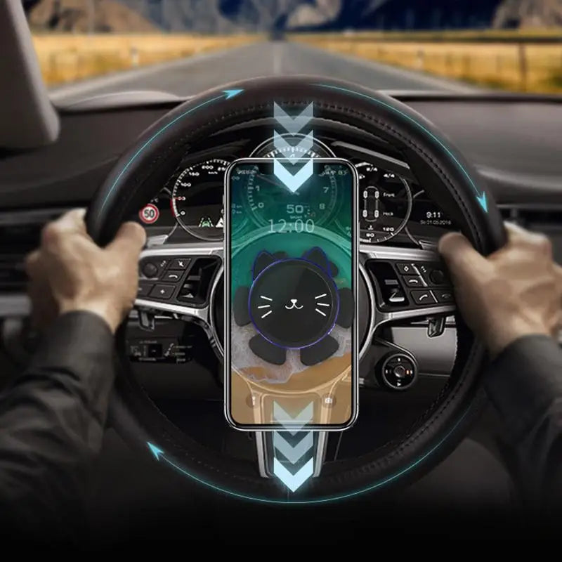 BowLift | 360° Rotation Steering Wheel Magnetic Phone Bracket