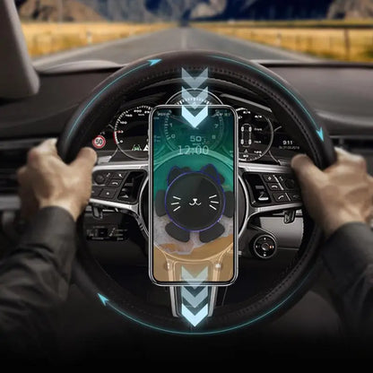 BowLift | 360° Rotation Steering Wheel Magnetic Phone Bracket