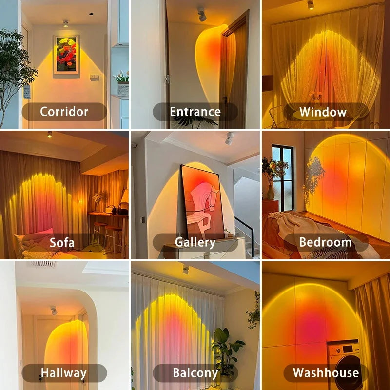 Brehn | LED Sunset Atmosphere Wall Spotlight