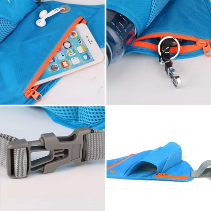 Skanto | Running Hip Pack with Hydration Belt and Phone Pocket for Outdoor Sports