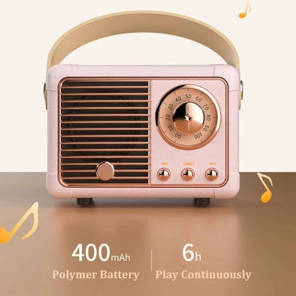 BowLift | Vintage-Style Wireless Bluetooth Speaker with Subwoofer