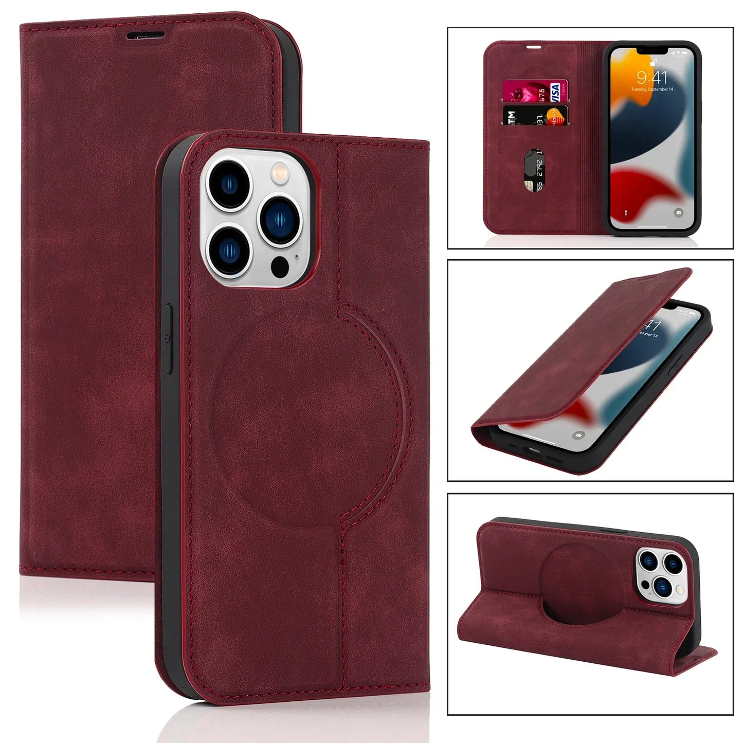 Sandsberg Wallet Case MagSafe Wireless Charging- iPhone