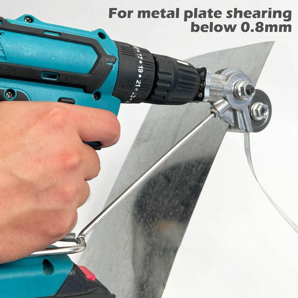 Skanto | Electric Drill Cutting Attachment: Metal Double Cutter Tool - Sheet Metal Hole Cutter Drill for Copper Plate