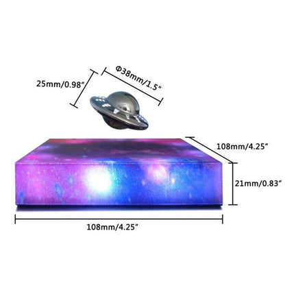 BowLift | Magnetic Levitating Spaceship Rotating LED Night Lamp