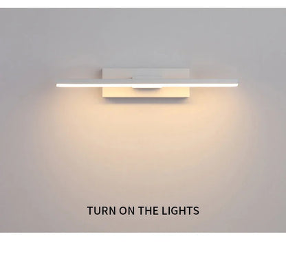 BowLift | AuroLite Adjustable LED Wall Light | 330° Swiveling | Modern Design for Bedroom & Living Room | Aluminum