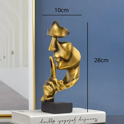 Silent Thinker Abstract Face Home Decor | Karnz