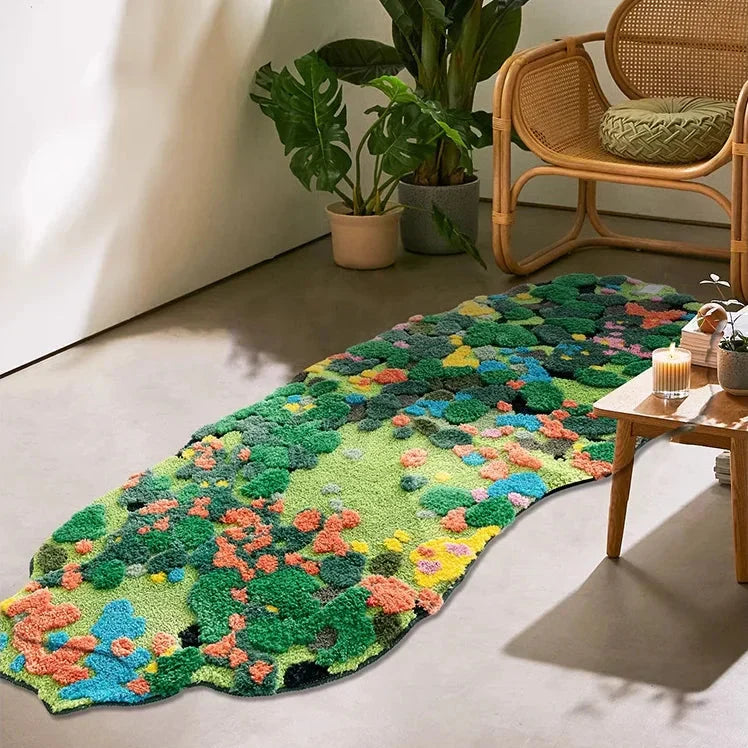 Moss Tufted Bath Mat | Skanto