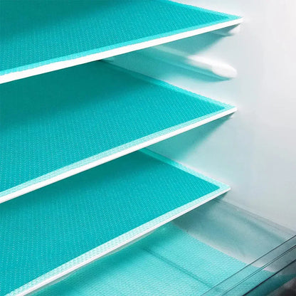BowLift | FridgeGuard 4-piece set fridge mats | EVA material | Washable, mold resistant & anti-oil | For fridge, drawers & shelves