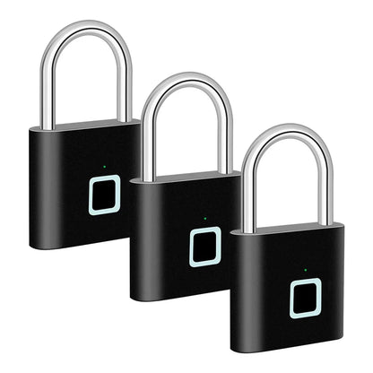 BowLift | Smart Fingerprint Padlock with USB Charging & Waterproof Design – Titan