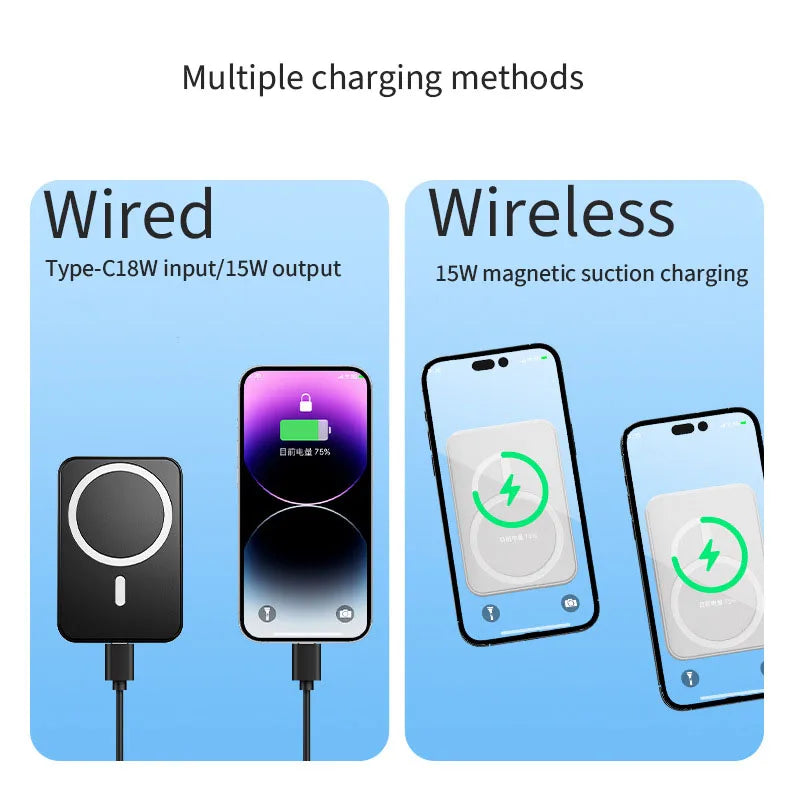 BowLift | Magnetic Wireless Power Bank with Kickstand