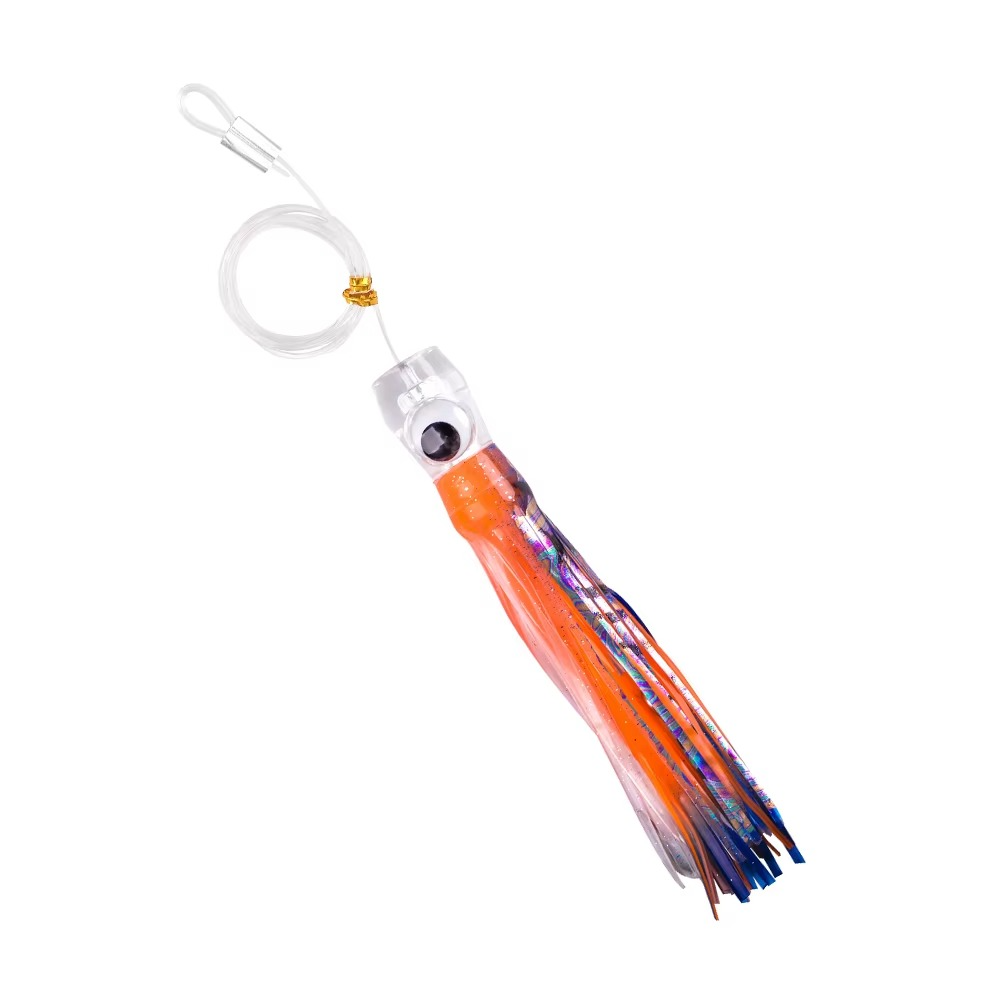 BowLift | 5pcs Rigged Trolling Skirt Tuna Lures for Mahi, Marlin, Shark, and Wahoo – Big Game Saltwater Fishing Lures