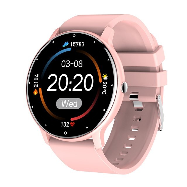 Skanto | PulseTrack Slim Smartwatch – Waterproof, Health Monitoring & Full-Touchscreen