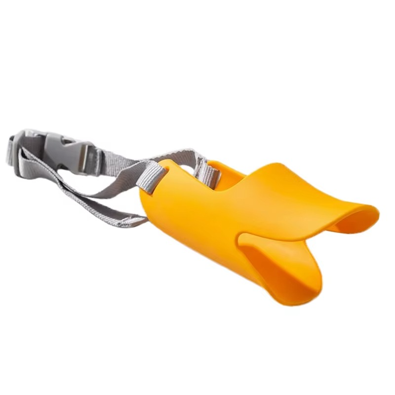 Skanto | Adjustable Silicone Duck Muzzle for Small and Large Dogs