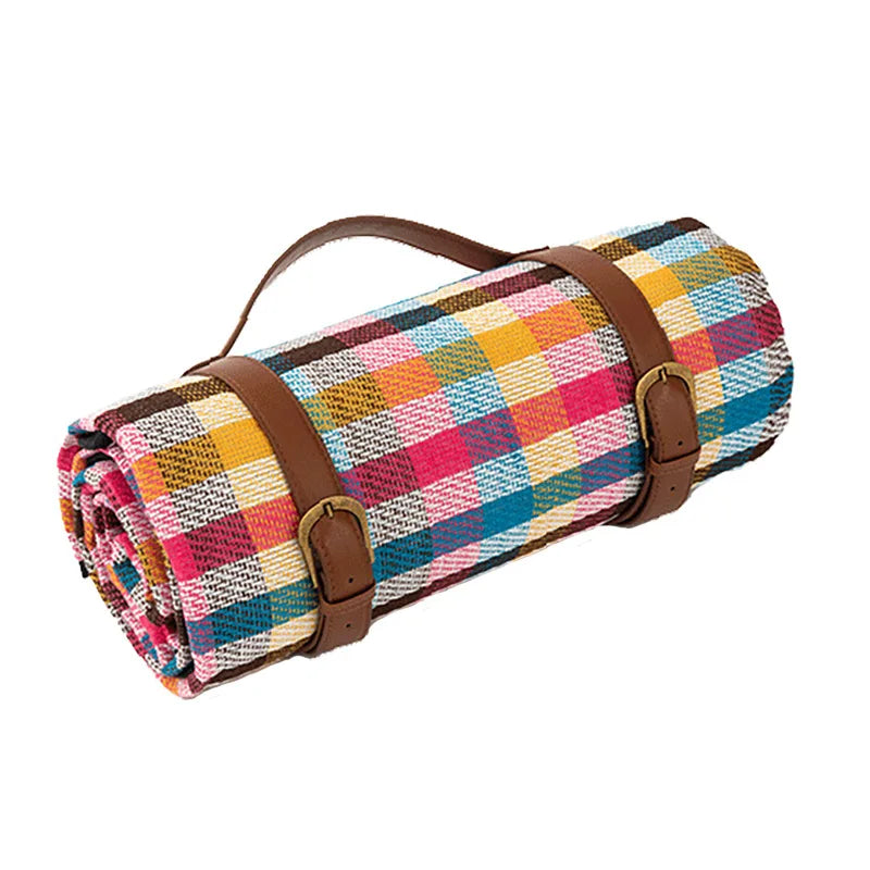 BowLift | Outdoor Plaid Picnic Blanket | Waterproof Foldable Mat