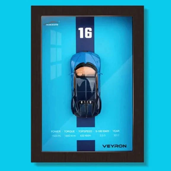BowLift | Framed 3D Car Model Decorative Artwork